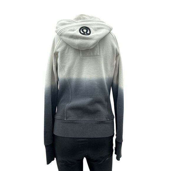 Lululemon Special Edition Scuba Hoodie Logo Jacket Full Zip Dip Dye Ombre Women - Picture 2 of 15